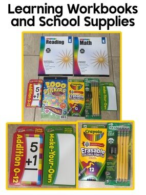 Learning Workbooks and School Supplies